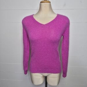 Noos Italian Knitwear Mohair Alpaca Blend Sweater Size XS